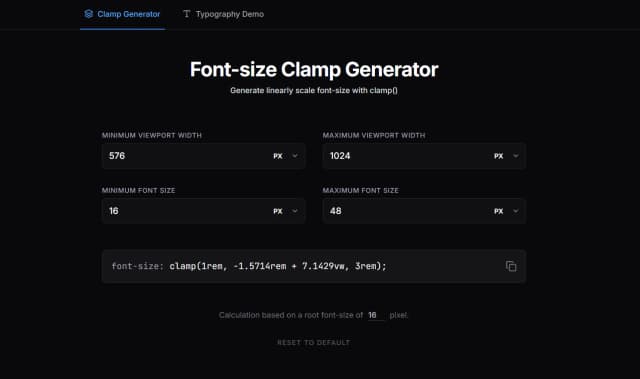 Clamp Generator