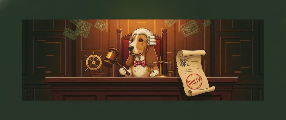 🐕⚖️ Dog Court — A Mock Courtroom for Household Canine "Crimes"